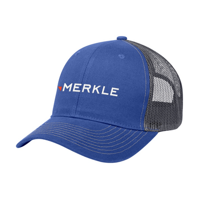 Cotton Twill Mesh Back Cap - Merkle Logo