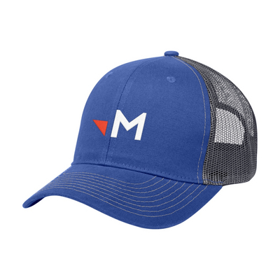 Cotton Twill Mesh Back Cap - M Logo